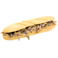 Bageta s trhaným masem