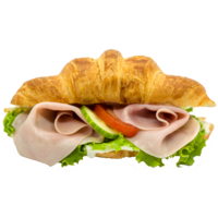 Croissant se šunkou