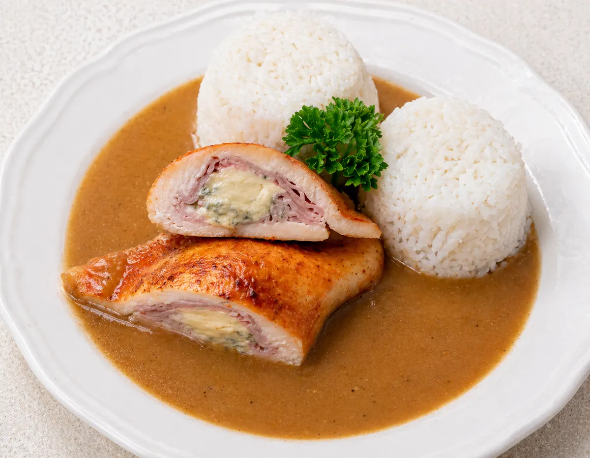 Kuřecí kapsa přírodní s rýží