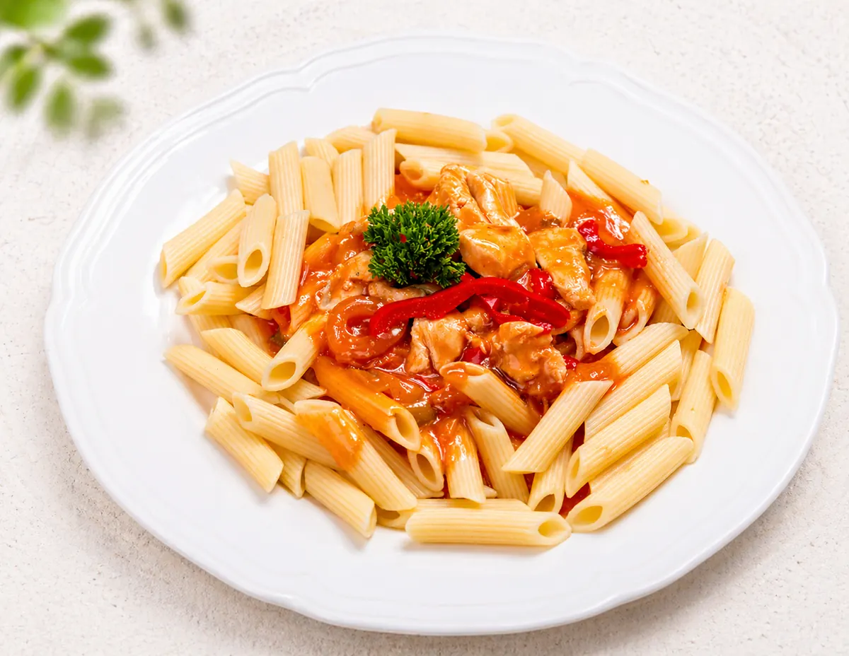 Penne s kuřecím masem