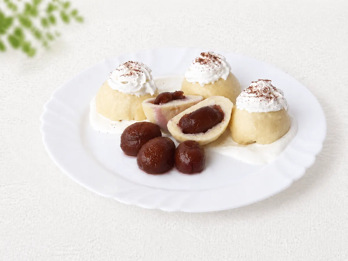 Švestkové knedlíky - samotné bez polevy